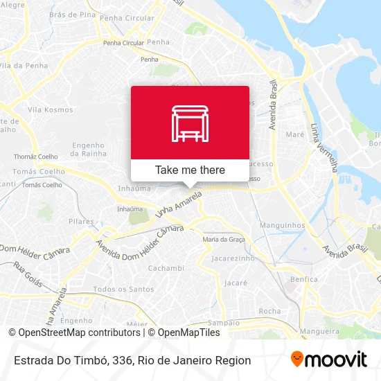 Estrada Do Timbó, 336 map