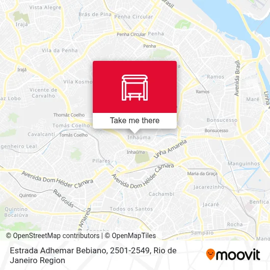 Estrada Adhemar Bebiano, 2501-2549 map