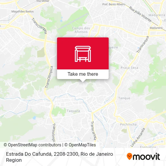 Estrada Do Cafundá, 2208-2300 map