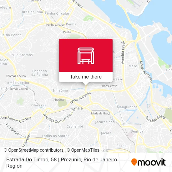 Estrada Do Timbó, 58 | Prezunic map
