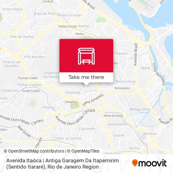 Avenida Itaóca | Antiga Garagem Da Itapemirim (Sentido Itararé) map