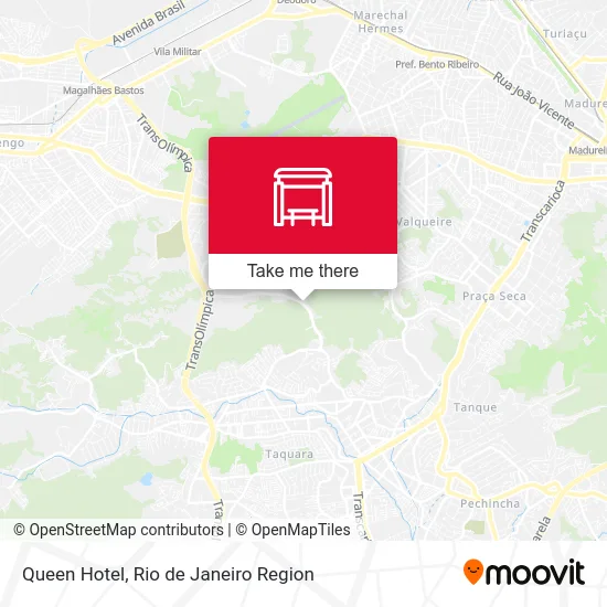 Queen Hotel map