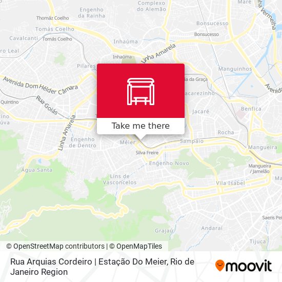 Rua Arquias Cordeiro | Estação Do Meier map