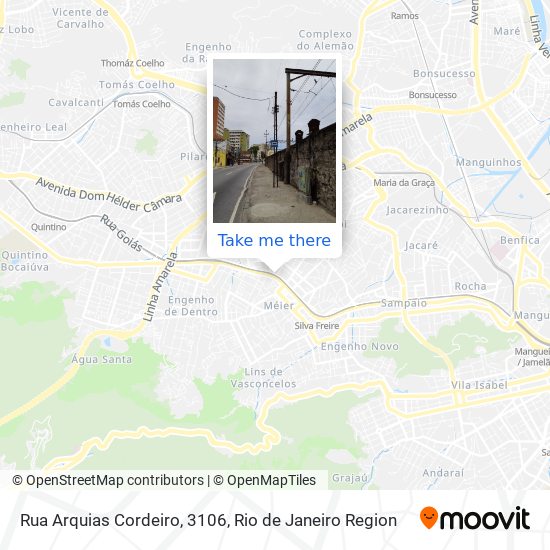 Mapa Rua Arquias Cordeiro, 3106