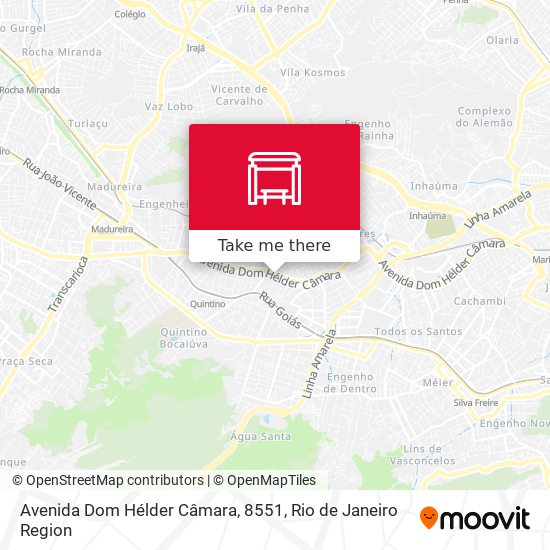 Avenida Dom Hélder Câmara, 8551 map
