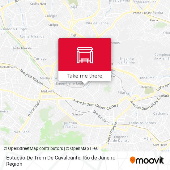 Estação De Trem De Cavalcante map