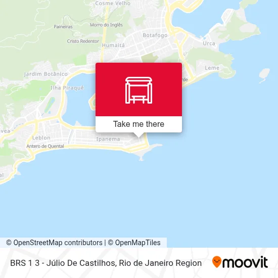 BRS 1 3 - Júlio De Castilhos map