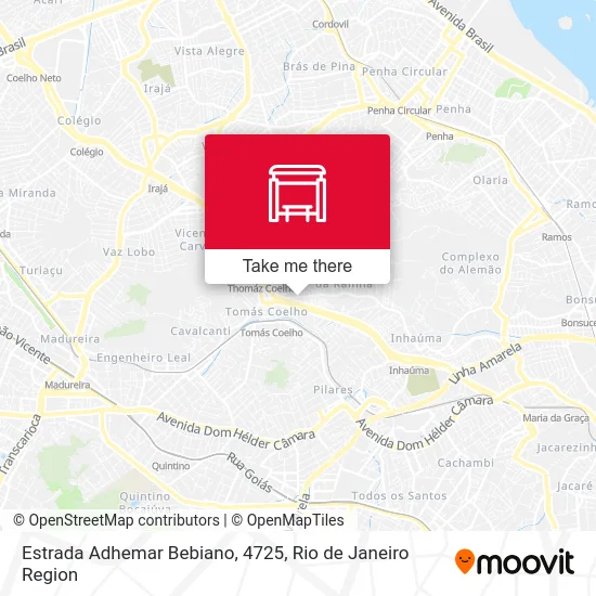 Estrada Adhemar Bebiano, 4725 map