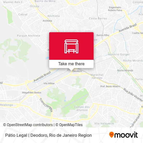 Pátio Legal | Deodoro map