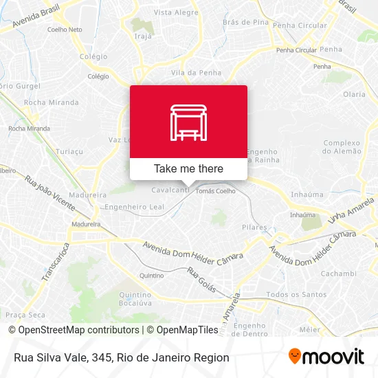 Rua Silva Vale, 345 map