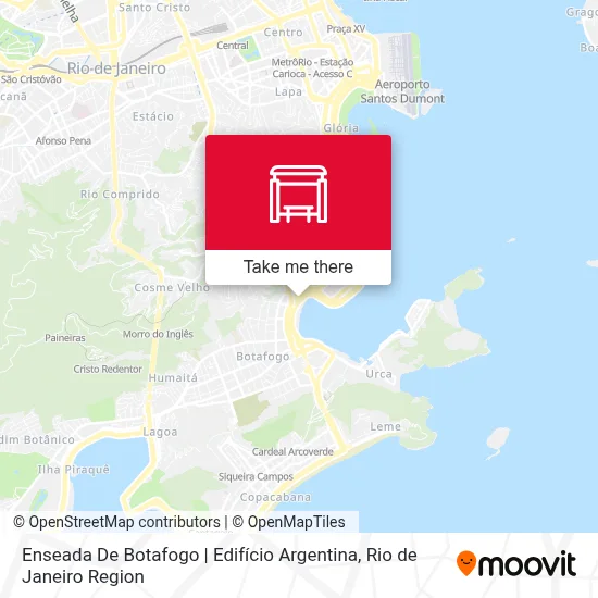 Enseada De Botafogo | Edifício Argentina map