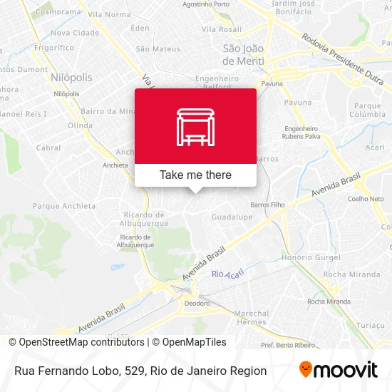 Rua Fernando Lobo, 529 map