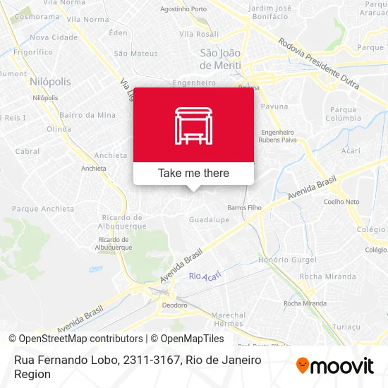 Rua Fernando Lobo, 2311-3167 map