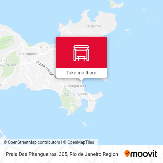 Praia Das Pitangueiras, 305 map