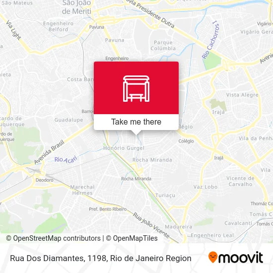 Rua Dos Diamantes, 1198 map