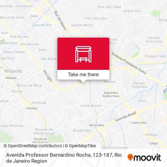 Avenida Professor Bernardino Rocha, 123-187 map