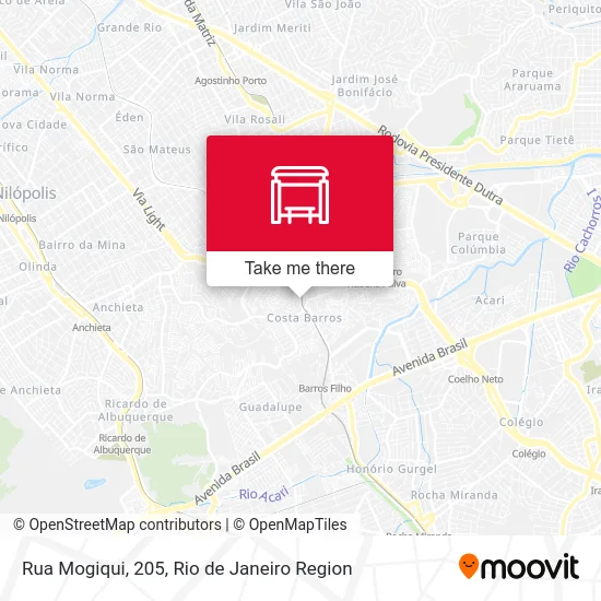 Rua Mogiqui, 205 map