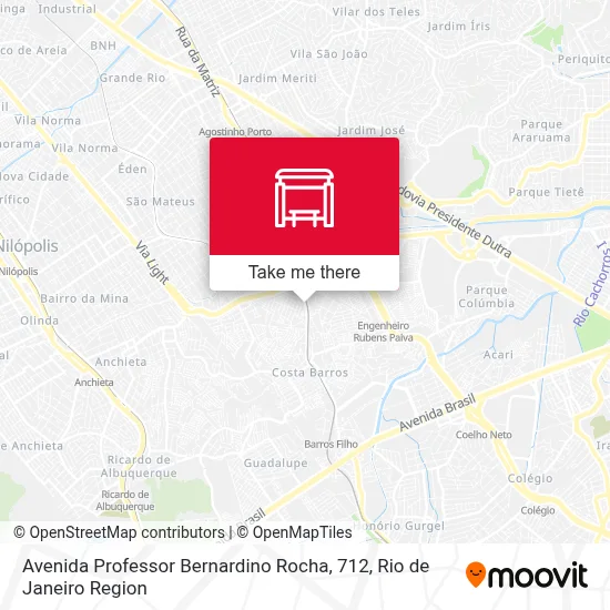 Avenida Professor Bernardino Rocha, 712 map