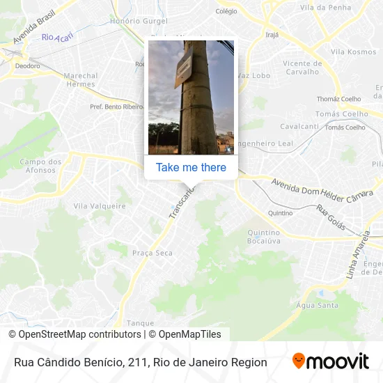 Rua Cândido Benício, 211 map