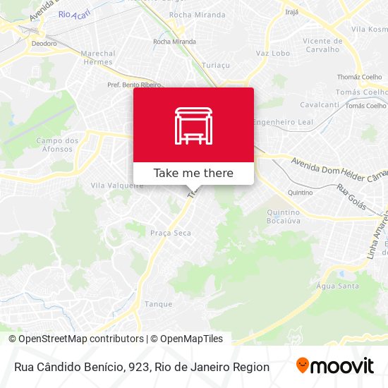 Rua Cândido Benício, 923 map