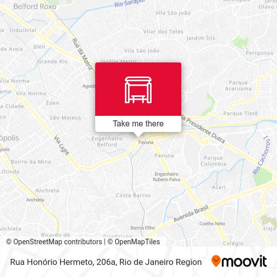 Rua Honório Hermeto, 206a map