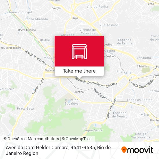 Mapa Avenida Dom Hélder Câmara, 9641-9685