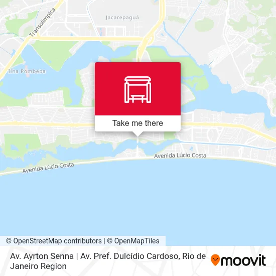 Av.  Ayrton Senna | Av. Pref. Dulcídio Cardoso map