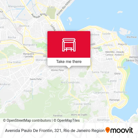 Avenida Paulo De Frontin, 321 map