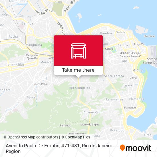 Mapa Avenida Paulo De Frontin, 471-481