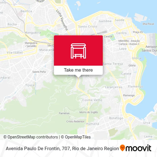 Avenida Paulo De Frontin, 707 map