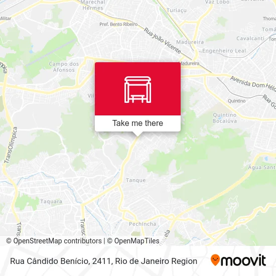 Rua Cândido Benício, 2411 map