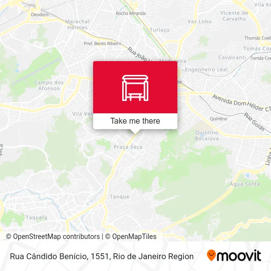 Rua Cândido Benício, 1551 map