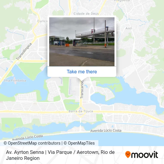 Av. Ayrton Senna | Via Parque / Aerotown map