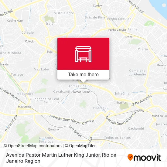 Avenida Pastor Martin Luther King Junior map