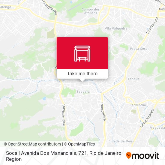 Soca | Avenida Dos Mananciais, 721 map