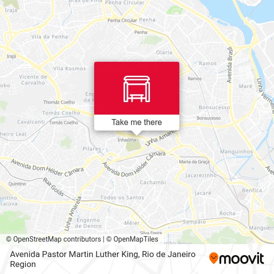 Avenida Pastor Martin Luther King map