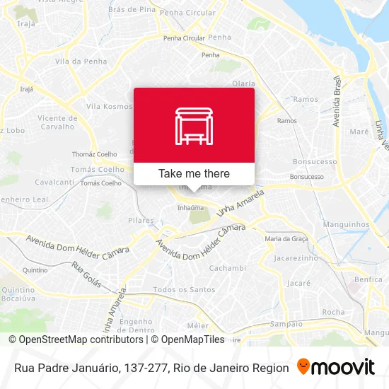 Rua Padre Januário, 137-277 map
