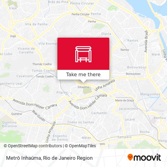 Metrô Inhaúma map