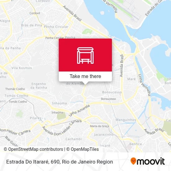 Estrada Do Itararé, 690 map