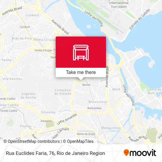 Rua Euclides Faria, 76 map