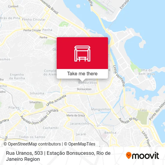 Rua Uranos, 503 | Estação Bonsucesso map