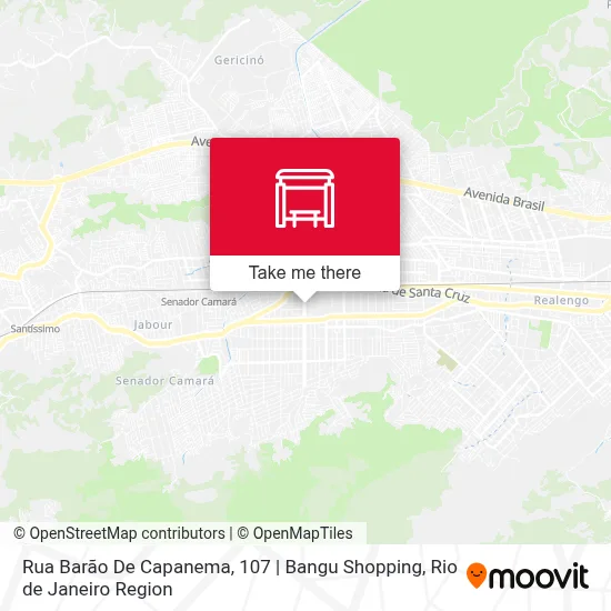 Rua Barão De Capanema, 107 | Bangu Shopping map