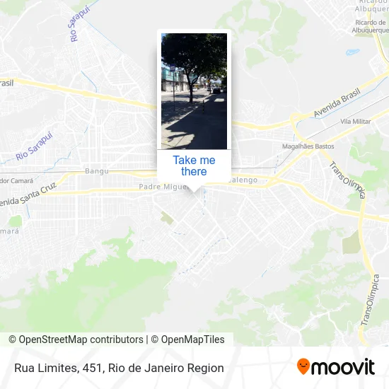 Rua Limites, 451 map