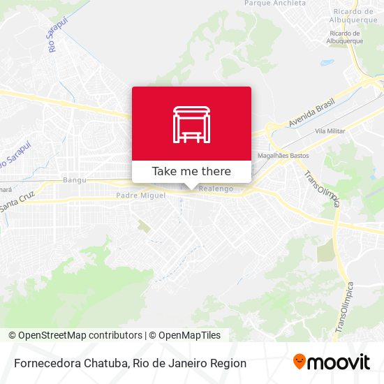 Fornecedora Chatuba map