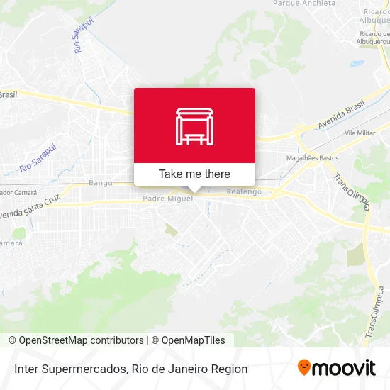 Inter Supermercados map