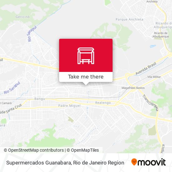 Mapa Supermercados Guanabara