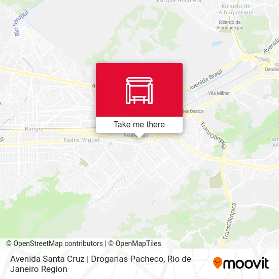 Avenida Santa Cruz | Drogarias Pacheco map