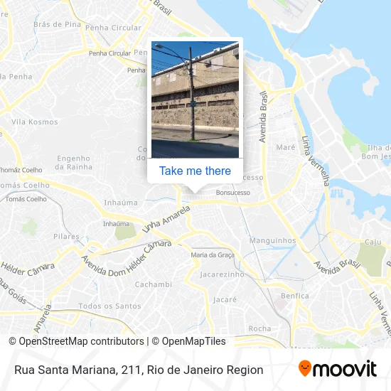 Rua Santa Mariana, 211 map