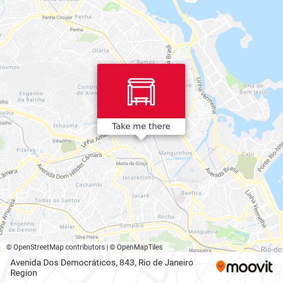 Avenida Dos Democráticos, 843 map