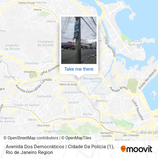 Avenida Dos Democráticos | Cidade Da Polícia (1) map